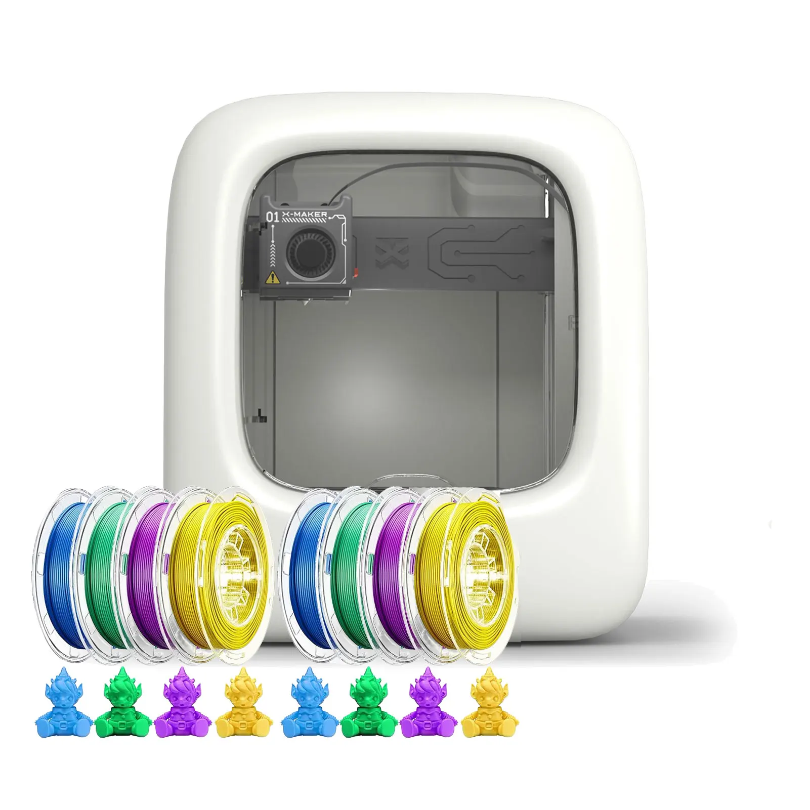 

X-Maker Joy 3D Printer for Kids Beginner 3D Printing Machine with PLA Filament Set Support Wi-Fi & App Control One-click