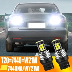 2pcs LED Backup Light Blub Reverse Lamp W21W 7440 T20 Canbus For Mazda 3 BK BL Hatchback BM BN 5 6 GH GJ CX-7 CX-9 MX-5 RX-8