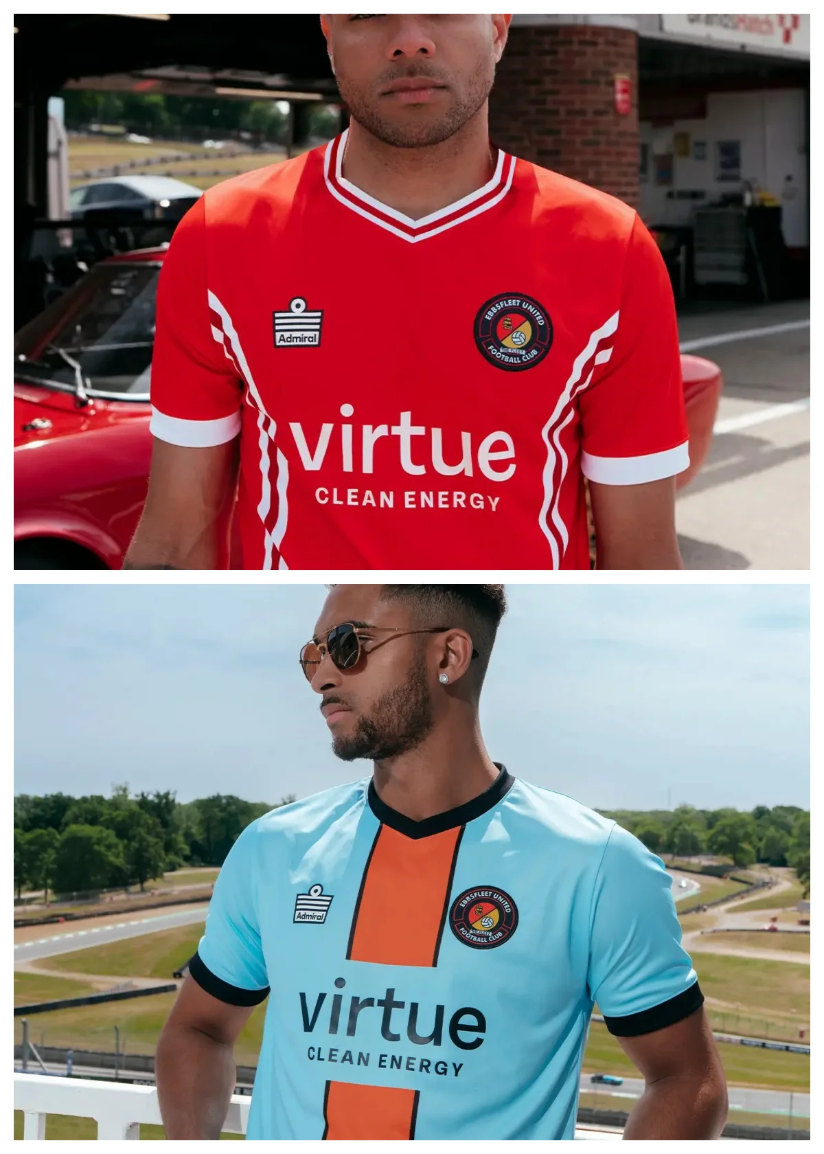 

New Ebbsfleet United 25_26 Admiral Away Shirt Men Women Clothes Quick Dry Sweat-absorbing Casual Training Football T Shirt Mot