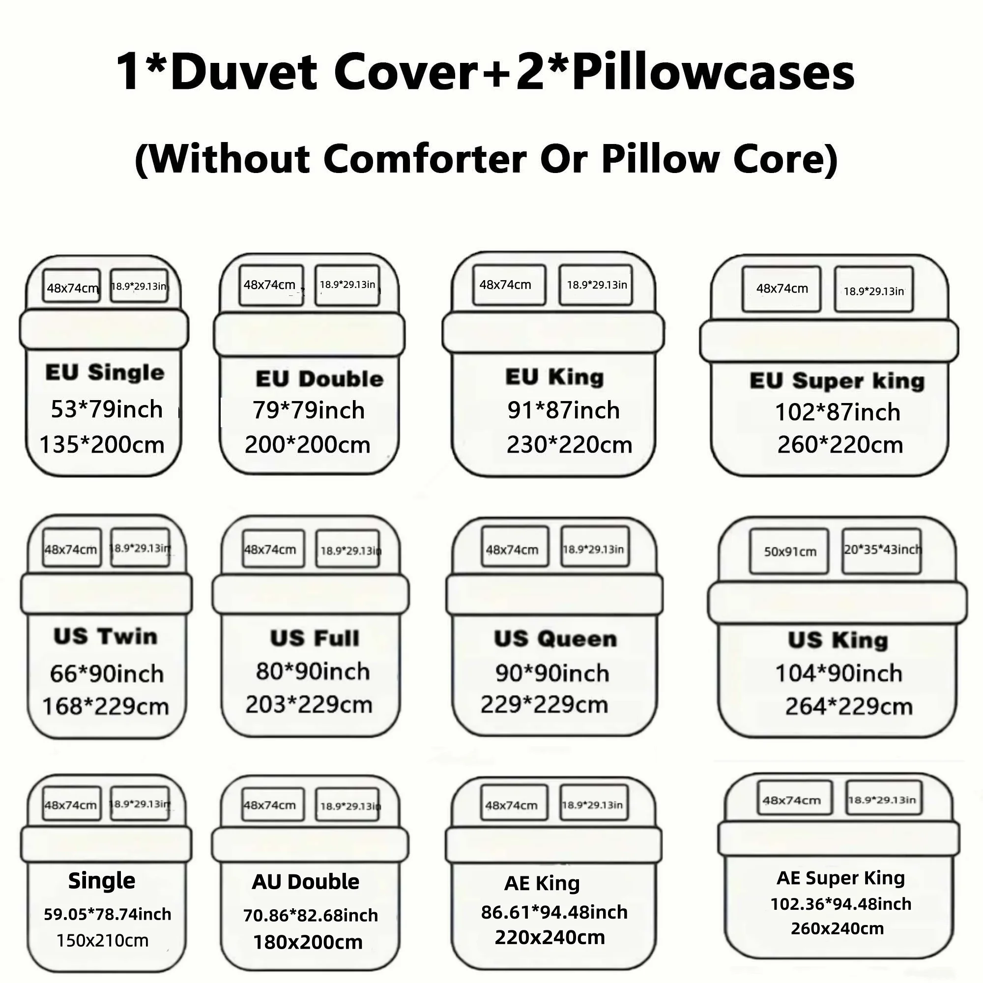 3pcs blue stripe Duvet Cover Set (1*Duvet Cover + 2*Pillowcase, Without Core),dark blue Bedding Set