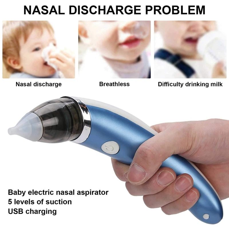 Limpador nasal infantil, congestão nasal, muco nasal infantil, dispositivo de sucção, aspirador de bebê elétrico