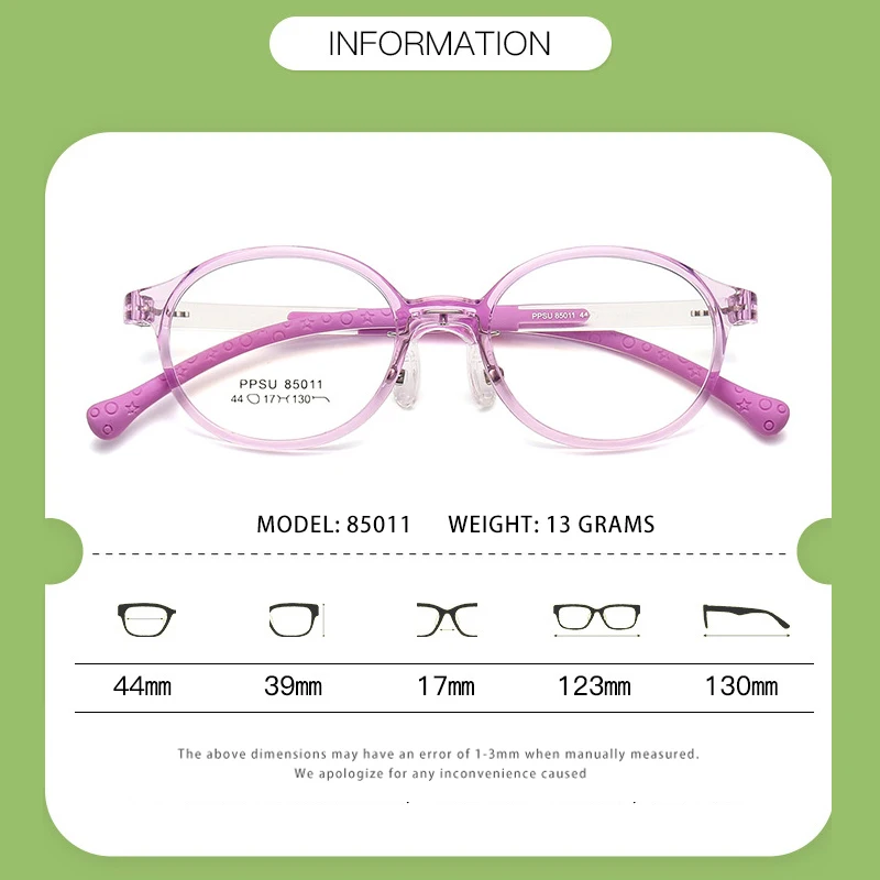 MOMOJA Ultra Light Eyewear Fashion Spectacles TR90 Optical Prescription Glasses Children Frame Boys and Girls Eyeglass 85011