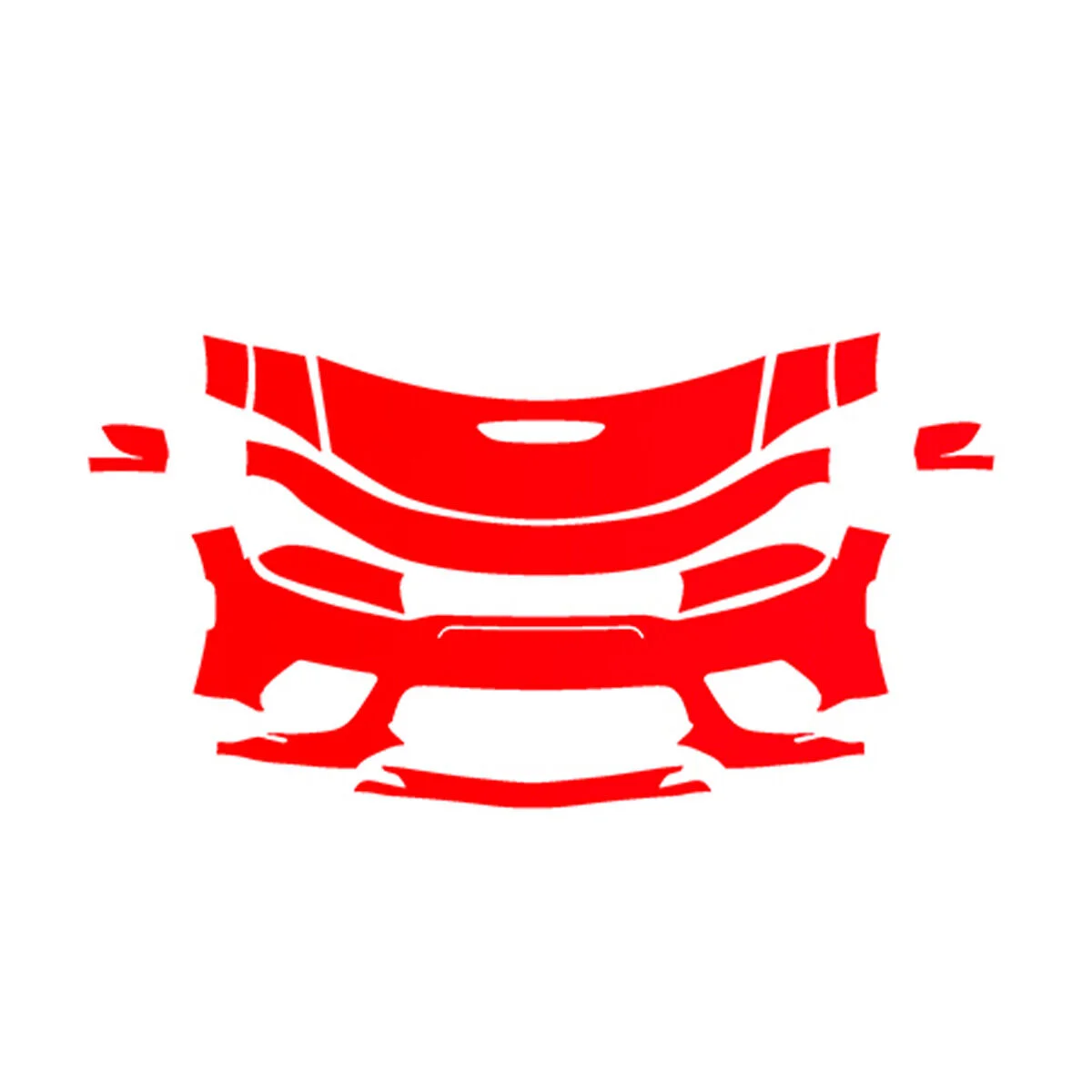 

Для Dodge Charger Scat WideBody 20-2023 PreCut Paint Protection Clear Bra PPF