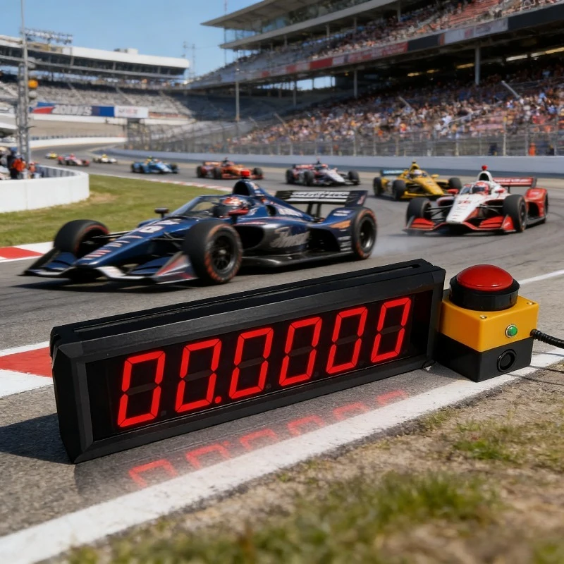 2026 Challenge 10 Seconds Timer Game Racing Competition Dedicated Handheld Press Electronic Large Screen Stopwatch Answer Device