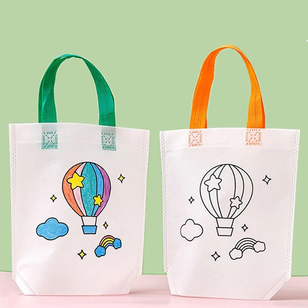 Bolsa de Graffiti de doble cara, bolsas para golosinas para colorear, tela no tejida, bolsa de Graffiti de doble cara, juguetes de colores