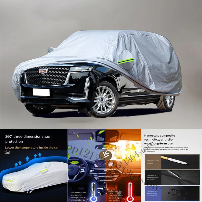 

For Cadillac Ext Auto Anti snow Anti dust Anti-uv Anti peeling paint And Anti Rainwater 210t car cover Car cover protection