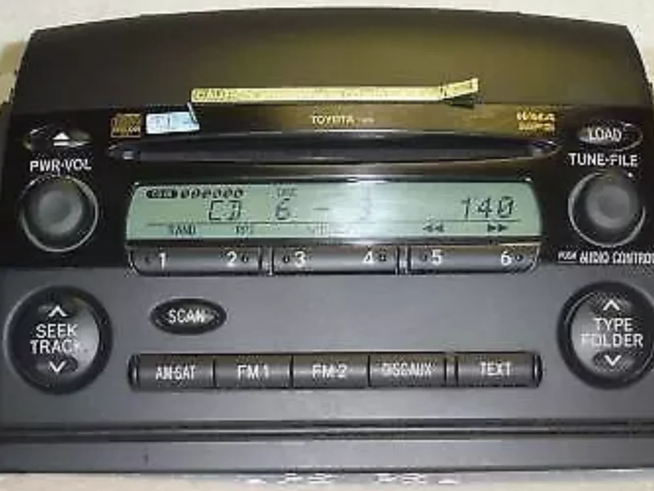 

2004 - 2010 for TOYOTA SIENNA OEM Radio Stereo SAT 6 Disc Changer CD Player 11818