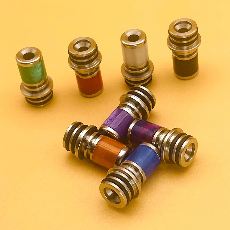 DSX 스테인레스 스틸 수지 510 드립 팁 RTA 탱크 분무기 용 3.5mm 내경 Dotaio 상자 전자 담배 액세서리