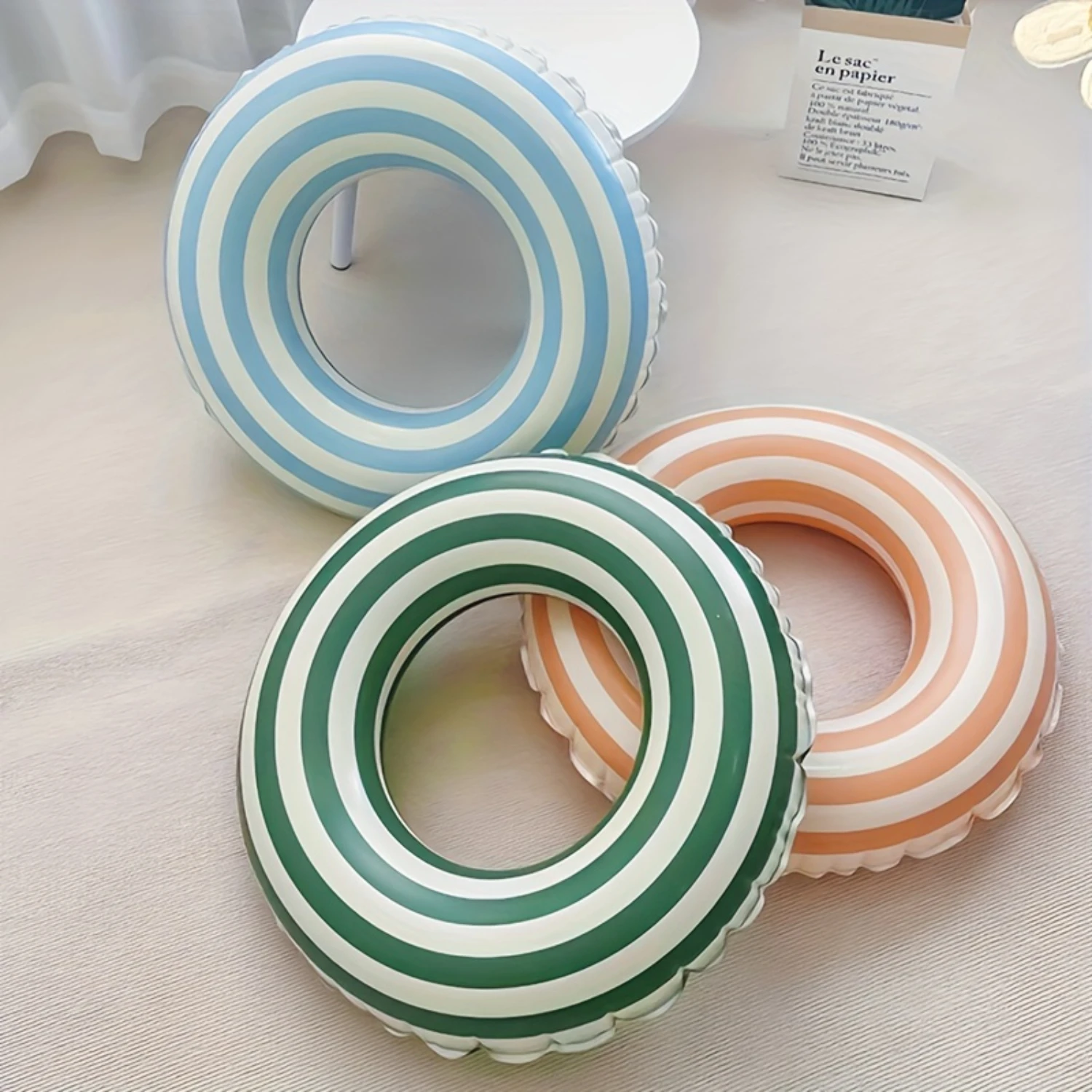 

Retro PVC Lollipop Swimming Ring, Swimming Equipment Acuarios Decoracion para acuario Fish aquarium plants Aquariums accessories