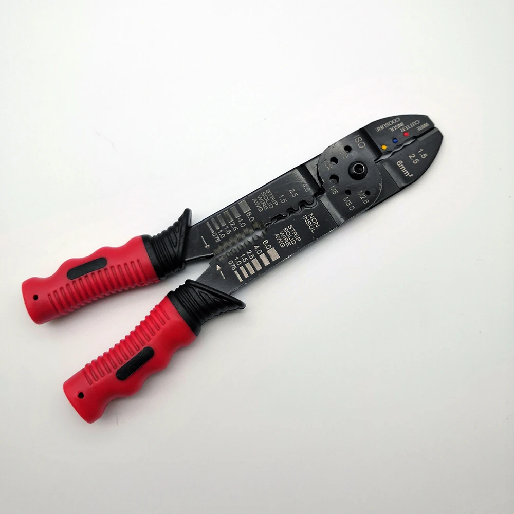 Free Shipping Multitool Crimping Pliers Electrical Terminals Combination Multi Tool Wire Stripper Cut Alicates Electricos FS-051