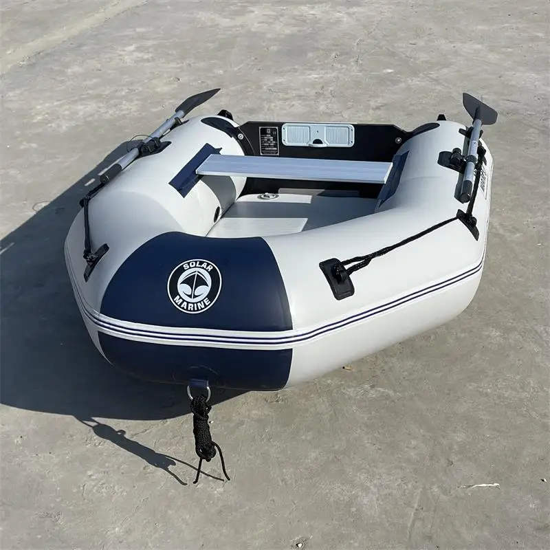 Solar Marine 2 Person 2.3M High Speed Kayak Inflatable Assault Boat Luxury Yacht Air Deck Floor for Water Play Entertainment - view 4