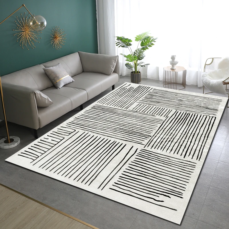 

Decor Home Carpet Living Room Rug Bedroom Decor Floor Mat Contemporary Luxury Modern Design Interior Furniture Teppich Sofa