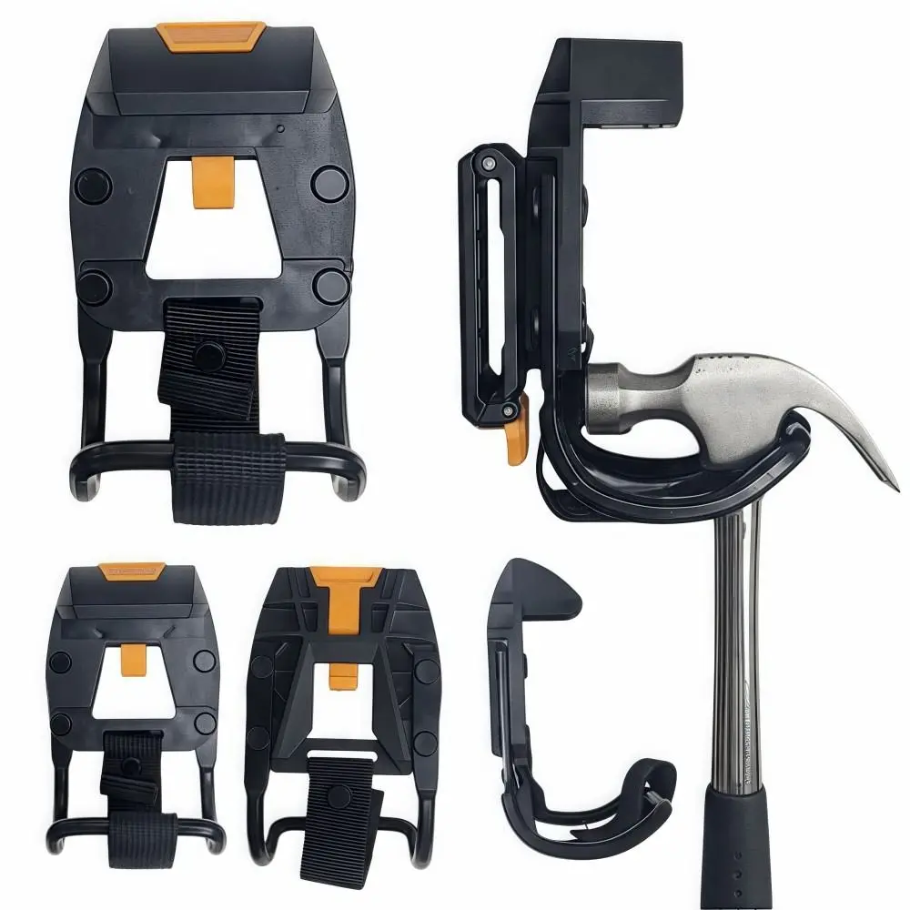 Quick Release Claw Hammer Hanger Sturdy ABS Quick Attach Hammer Waist Bag Clip Multifunctional Portable Tool Belt Buckle