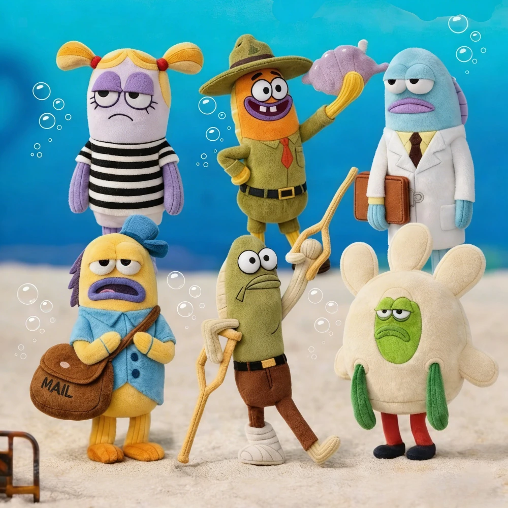 

Плюшевая игрушка-брелок Спанквадс (Спанквадс и друзья) из серии 2: забавная аниме-фигурка в коробке-сюрпризе, украшение, игрушка, подарок