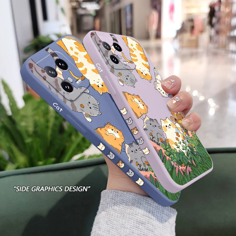 

Lovely cat Phone Case For Xiaomi 17 15 15T 14 14T 13 13T 12 12X 12T 12S Mi 11 11T 10 10T Pro Max Lite Silicone Cover