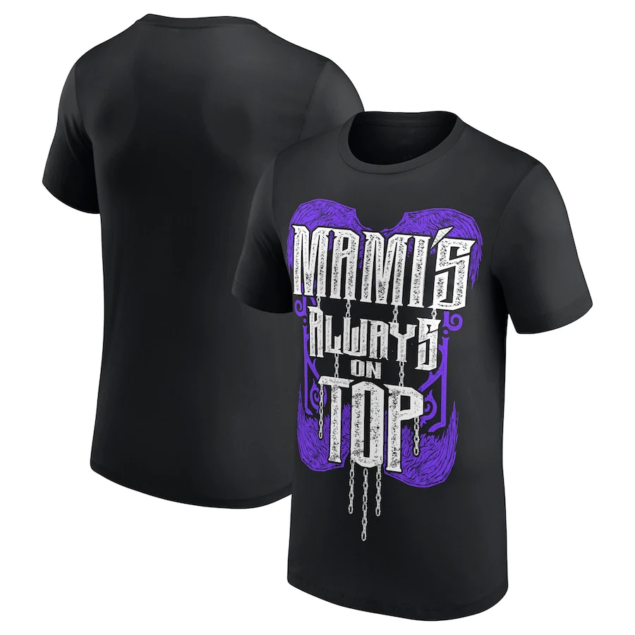 Wrestler Rhea Ripley T Shirt Mother\'s Day I\'m Your Mami Graphic Mens Black Monday Night T-shirts Summer O-Neck Short Sleeve Tops