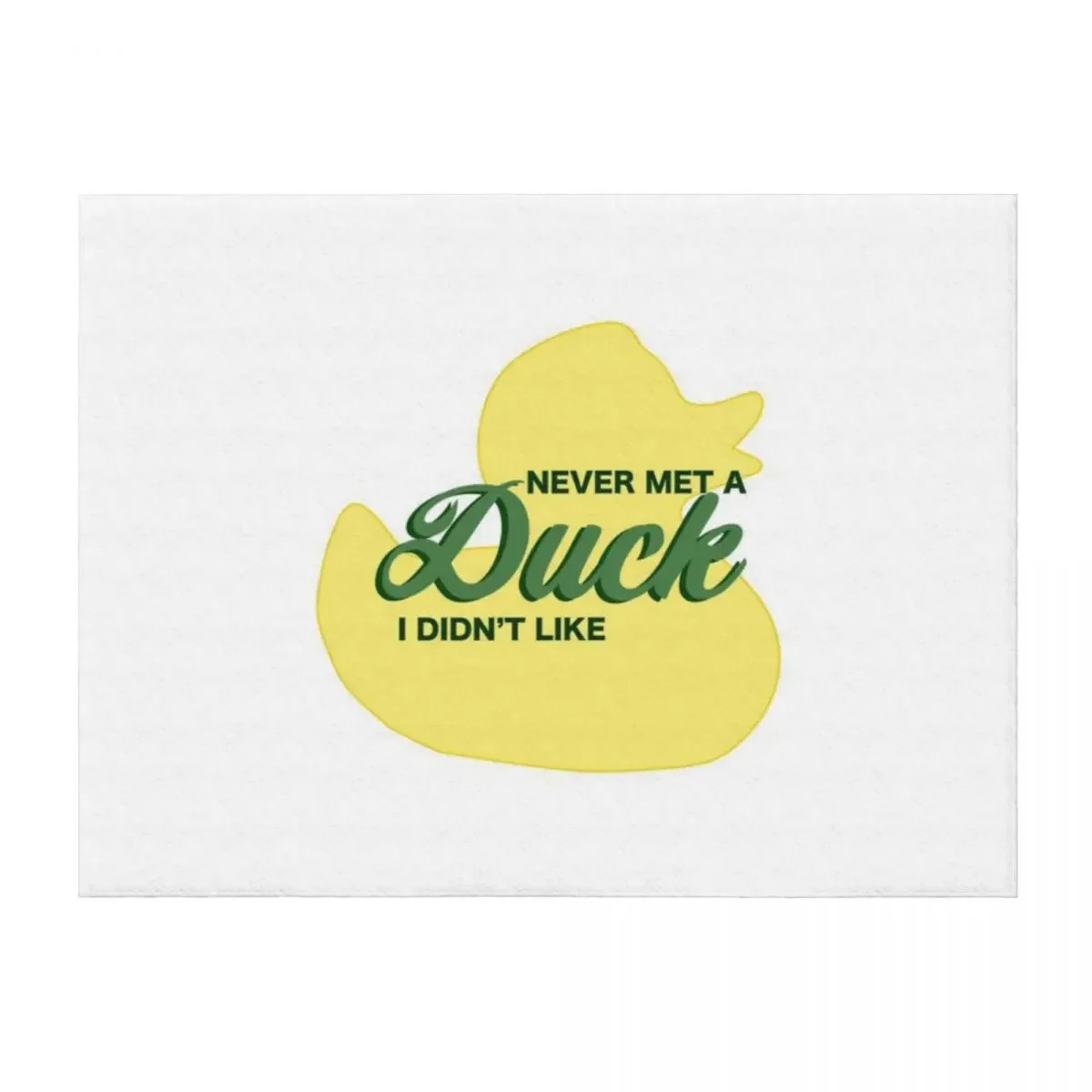 

Never Met a Duck I Didn't Like Throw Blanket Bed linens Winter beds valentine gift ideas Retros Blankets