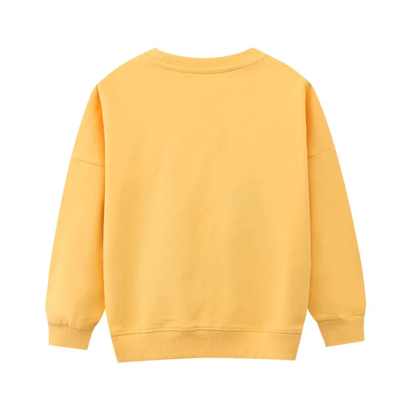 Jumping Meters Toddler Girls Long Sleeve Bunny Embroidery Sweatshirt Autumn Winter Sport Kids Shirts New Arrival