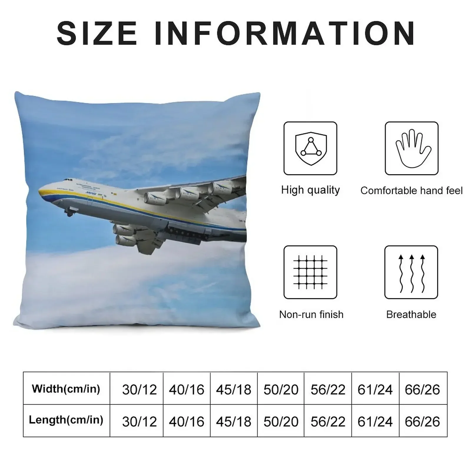 Antonov An-225 Mriya Throw Pillow Cushions For Decorative Sofa Decorative Cushion Pillow Case Christmas pillow