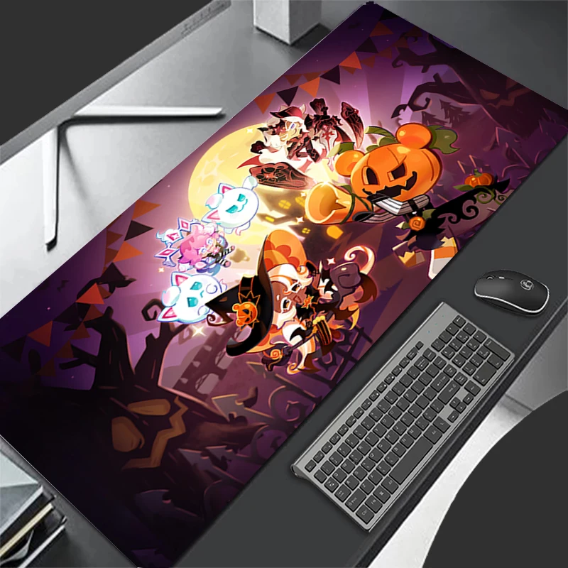 

Mousepad Pattern Game Pad Rubber Mouse Pad Accessories Desk Mat Non Slip Office Table Mat Cookies Run Kingdom Gamer Keyboard Pad