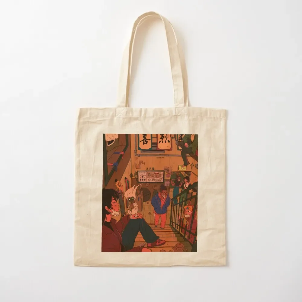 

in the backroom of the jasmine dragon Tote Bag custom bags shopper bag women canvas Canvas Tote Bag