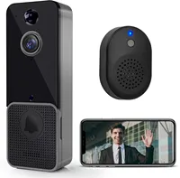 Wireless WiFi Video Doorbell Camera PIR Human Detection Cloud Storage Outdoor Door Bell Intercom Smart Home Security Protection