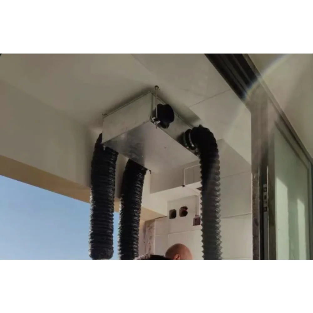 Commercial Residential Energy Recovery Ventilator Quiet Bidirectional Fresh Air Ventilation System