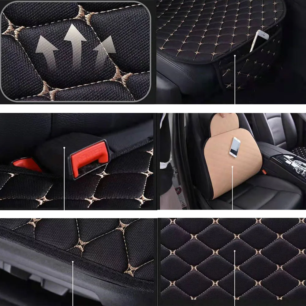 Car Seat Covers Flax Cushion For Peugeot 508 207 307 407 3008 206 2008 208 sw 308 107 301 408 5008 4008 Rifter Traveller RCZ