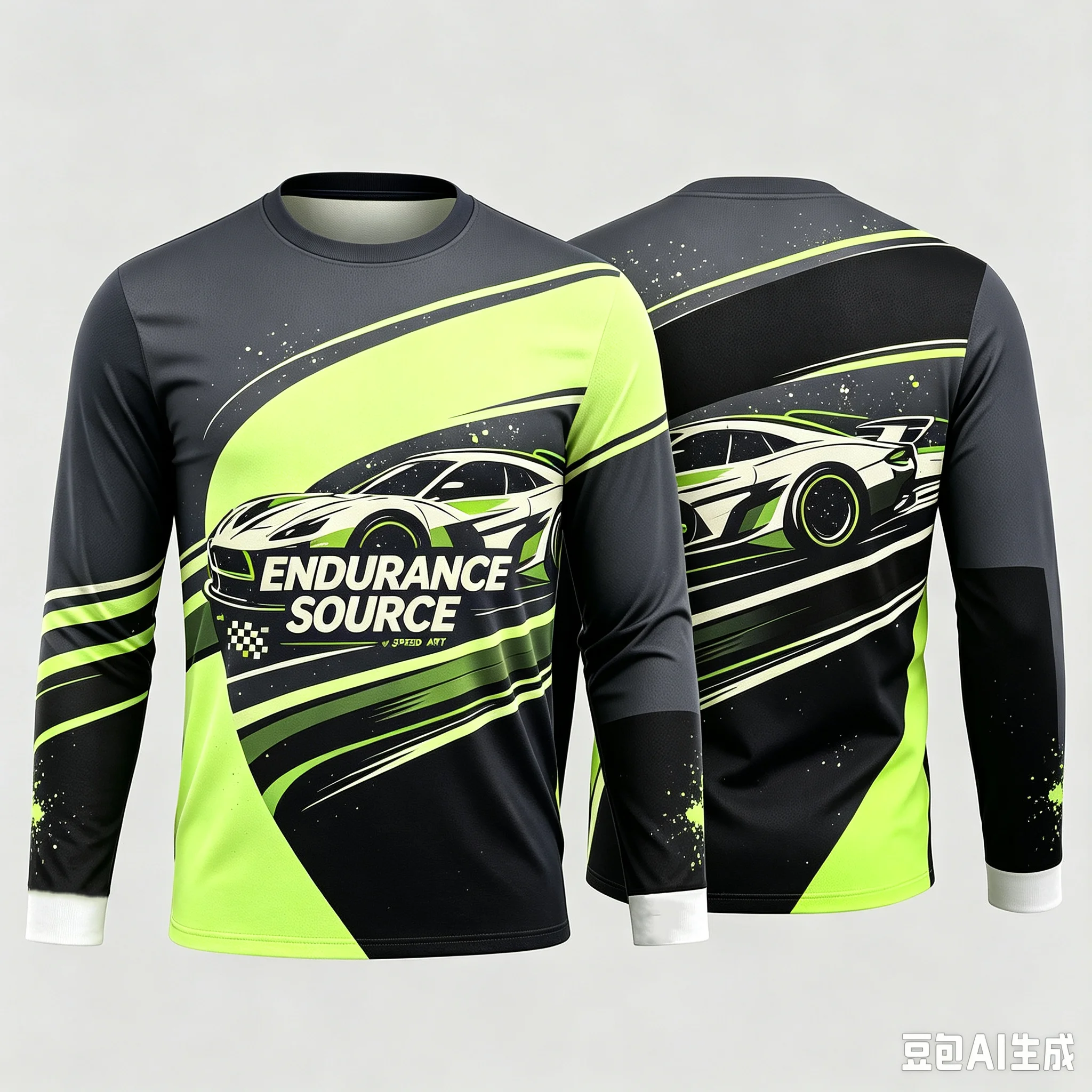 Endurance Source Sports Car Racing Graphic Long Sleeve T Shirt Family Matching Outfits Quick Dry Motor Racing Sports Jersey Top