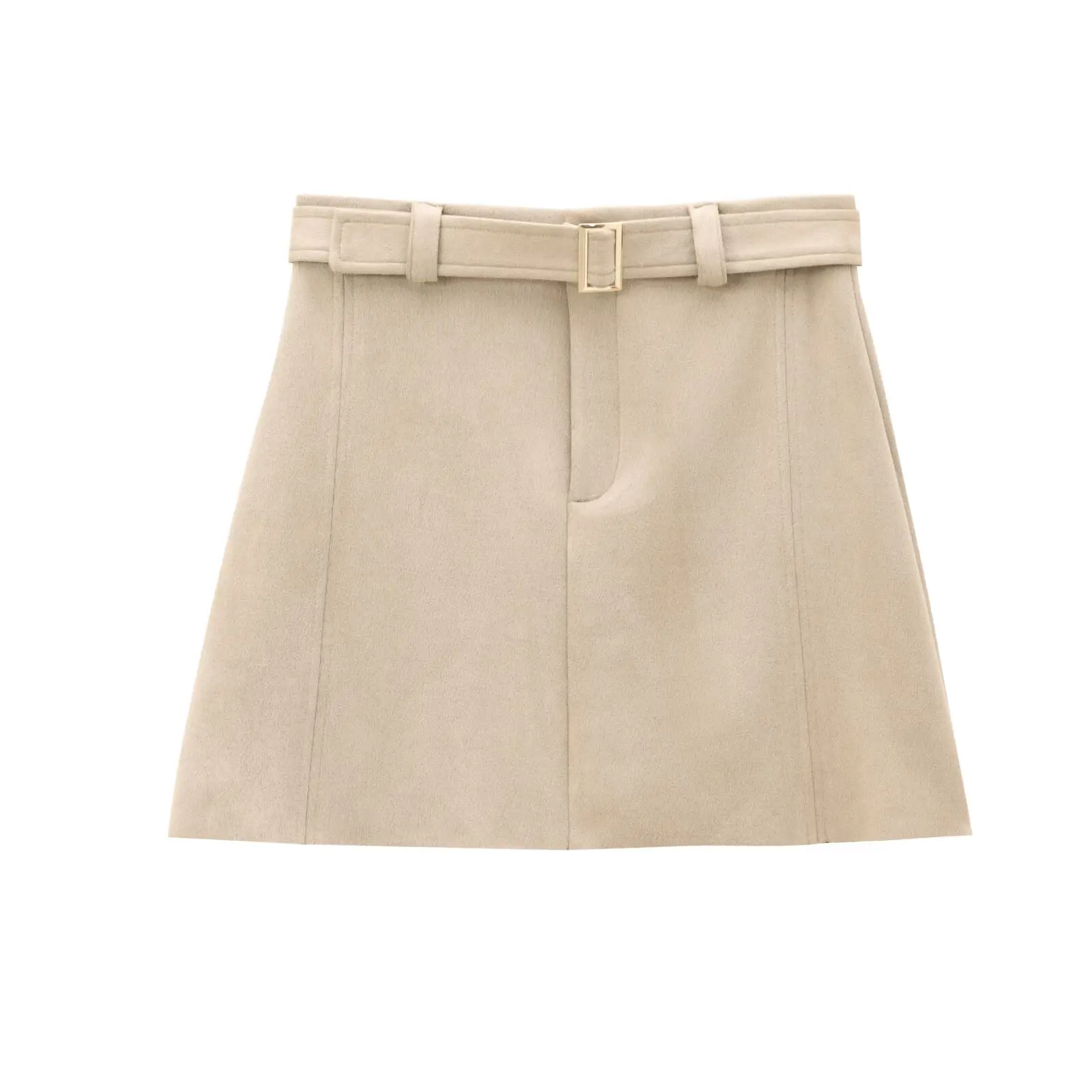 

Autumn New Arrival Women's Faux Velvet Skirt Faion Design Sensation Versatile A-Line ort Skirts Pure Color Polyester...