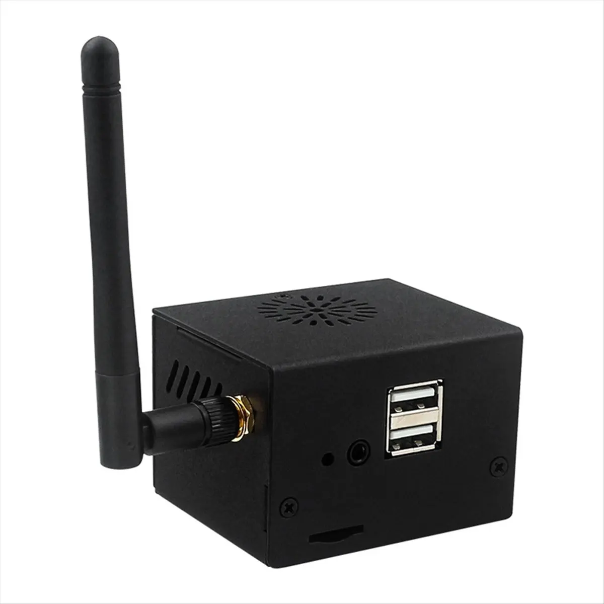 Suitable For Orange Pi Zero 3 Metal Case, Metal Case with Fan & Heatsink for Orange Pi Zero 3 Accessories (with Antenna)