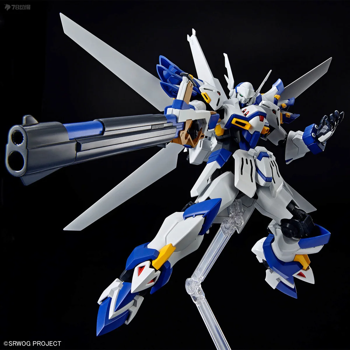 Bandai Origineel Bandai Uitgebreid Assemblagemodel HG Super Robot Battle White Knight Anime Actiepop Montagespeelgoed Cadeau