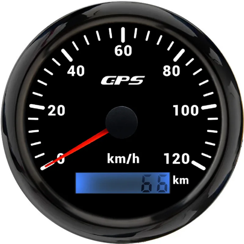 85mm GPS Speedometer 30/60/120/200km/h Speedometer for Marine Vehicles