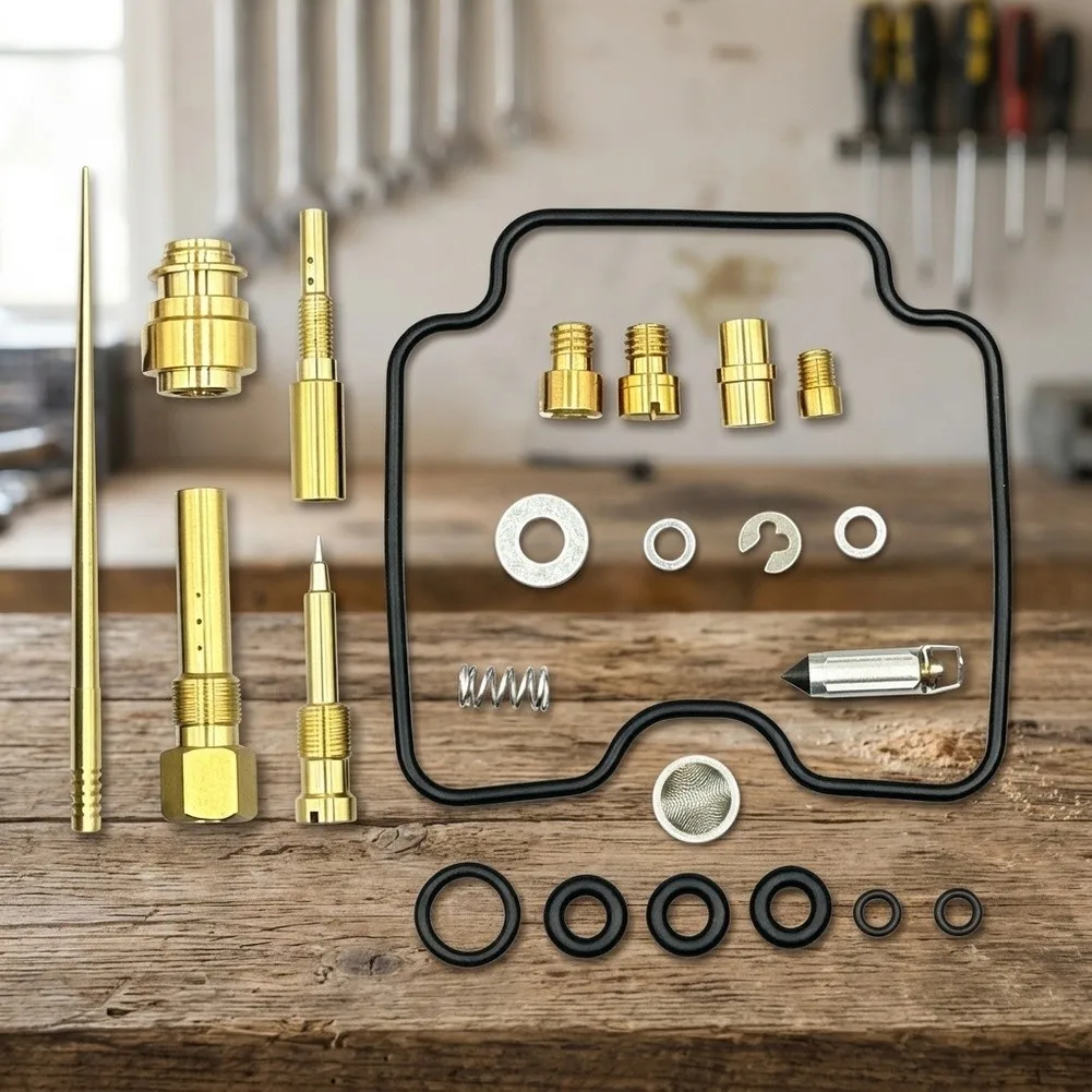 Carburetor Rebuild Kit For YFM400 For Big For Bear 400 2000-2012 Carburetor Repair Kit Gaskets Needles Jets
