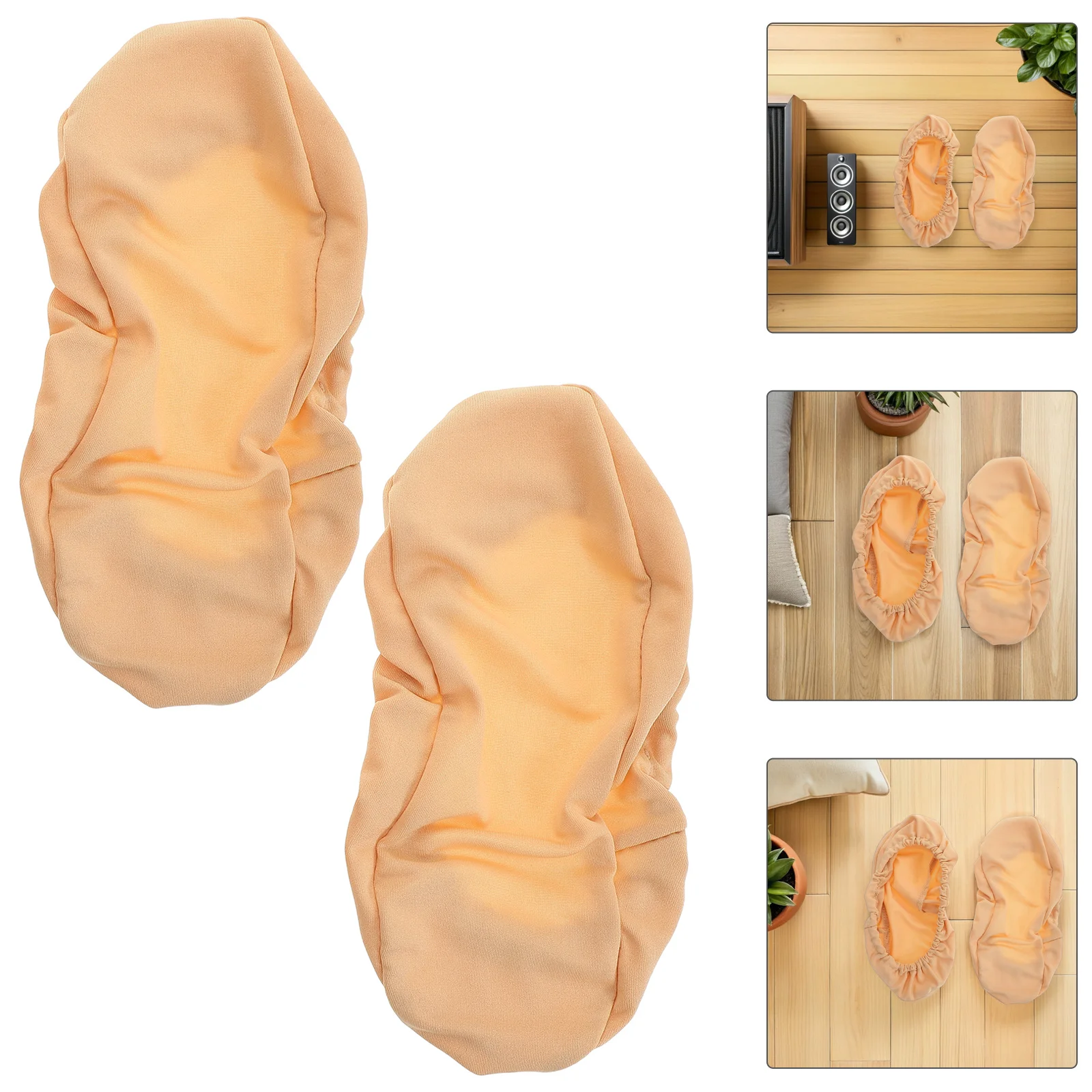 

2Pairs Elastic Washable Computer Chair Armrest Covers Stretchable Office Desk Chair Arm Protector Sleeves Beige