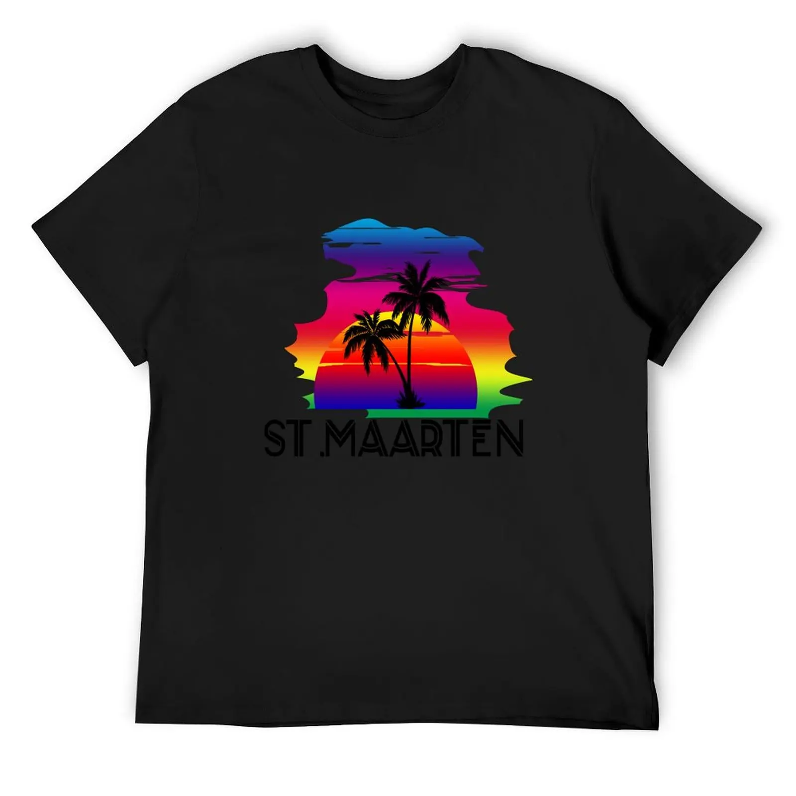 

St. Maarten T-Shirt oversized graphic tee summer tops baggy shirts summer 2025 Short sleeve tee men