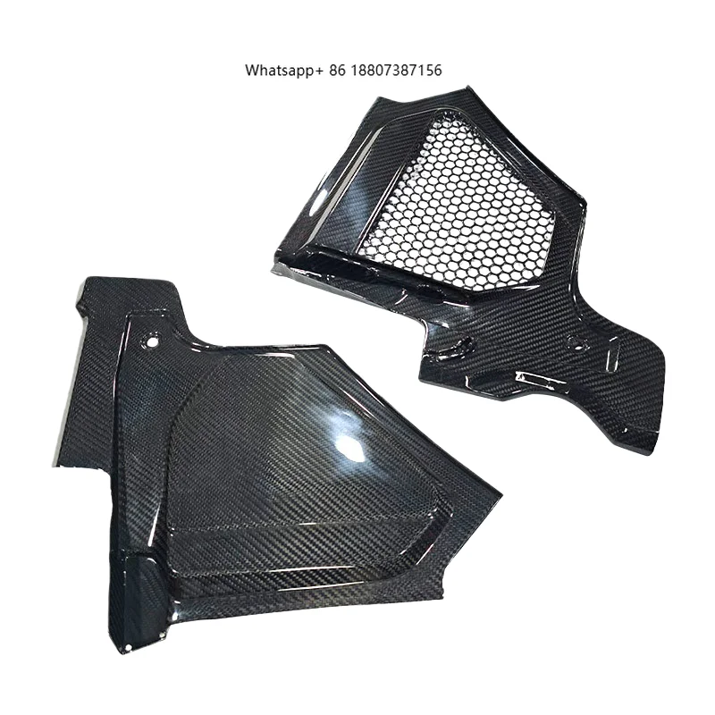 

Suitable forBMW M2 M3 M4 G80 G82 G87 Dry Carbon Fiber Intake Cover Plat air Grille Guard Plate and Dirt Guard Plate