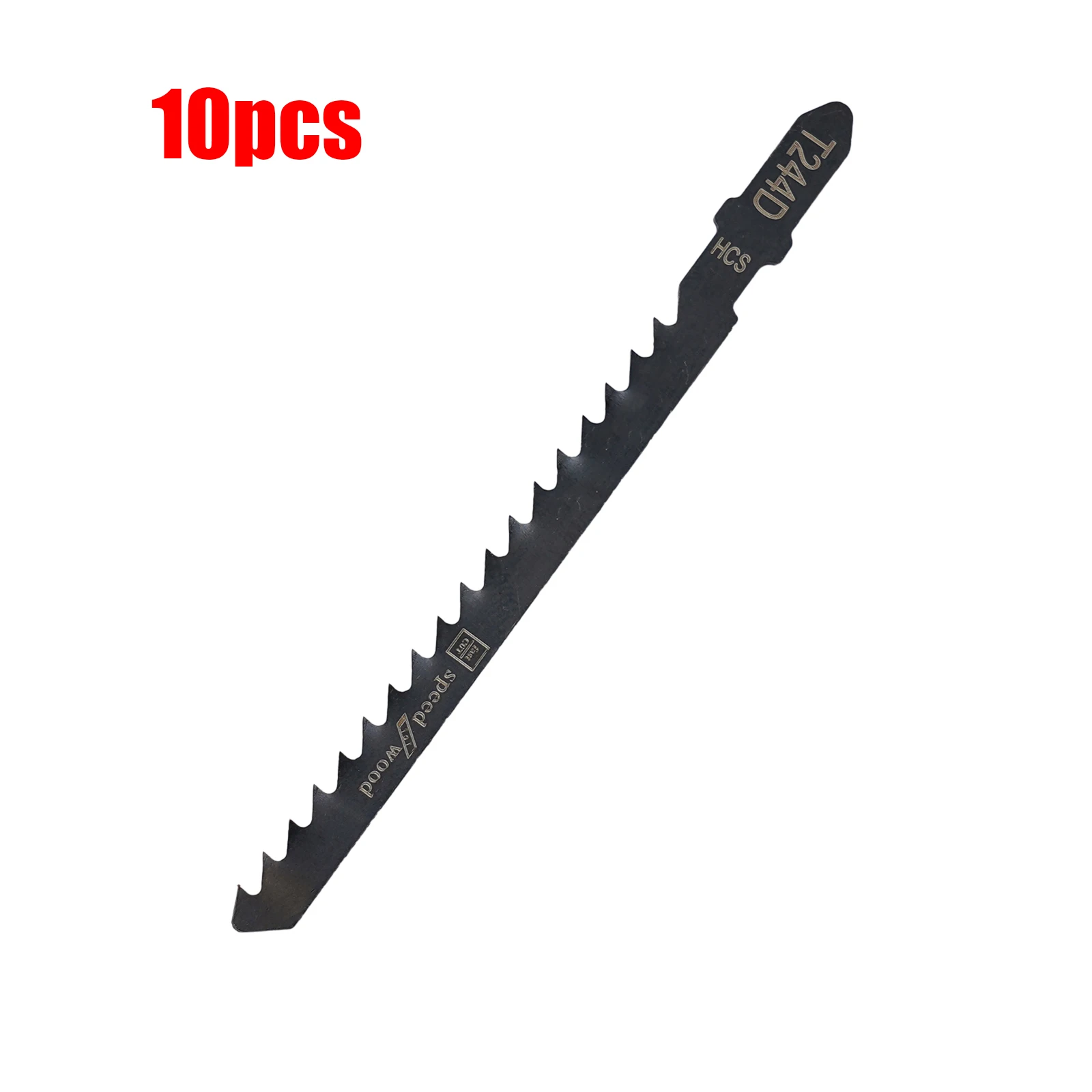 10PCS High Carbon Steel JigSaw Blades Woodworking Jig Saw Blade Board Cutting Assorted Blades T144D T244D Power Tool Saw Blades