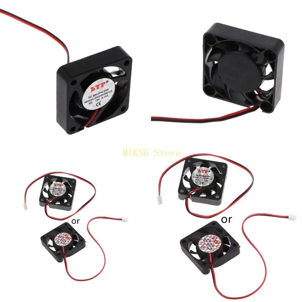 for DC 12V 2Pin Cooling Fan Quiet GPU Cooler Laptop Cooler Portable USB Powered 40x40x10mm best sale
