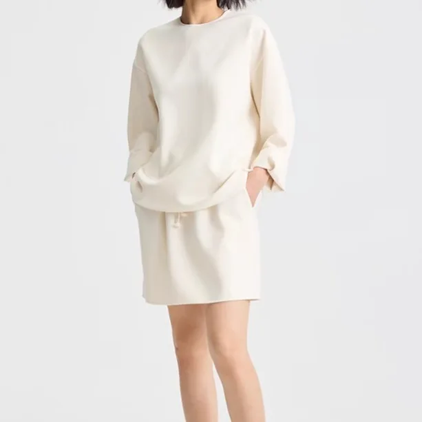 Dave&di Double Sided Sports And Casual Loose Hoodie, Short Skirt, Long Pants Set Woman Clothes Pant Sets New Two Piece Set Women