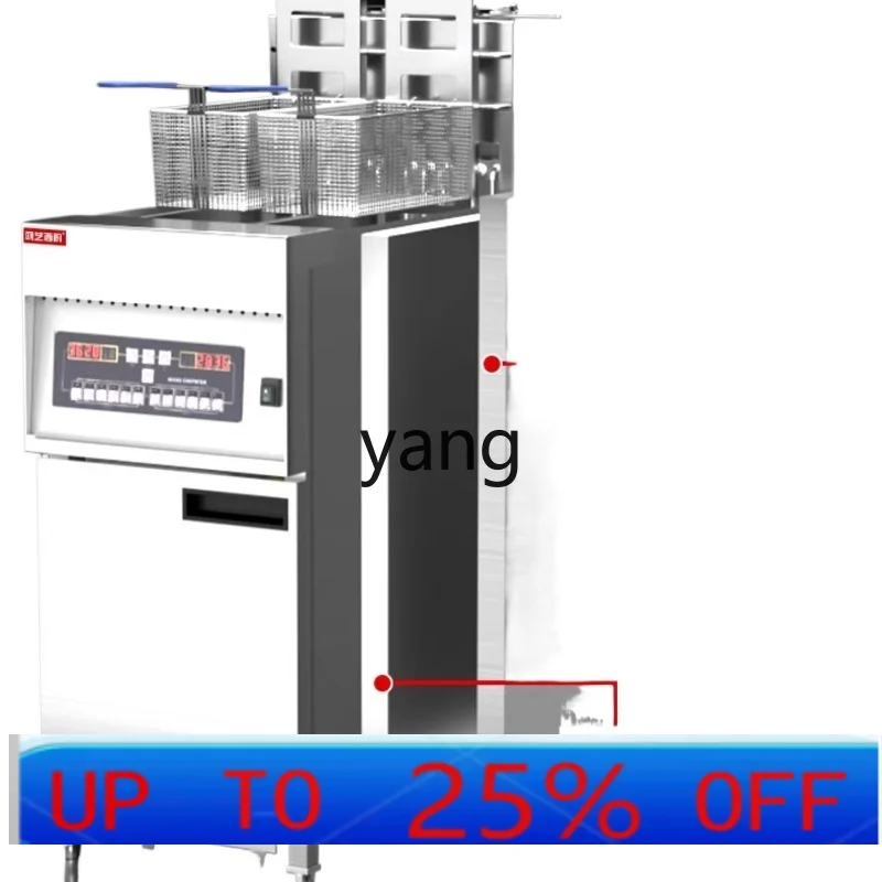 CX  Commercial Large Capacity Electric Fryer Single and Double Cylinder Deep Frying Pan Computer Version