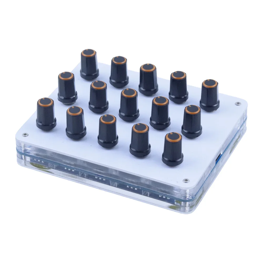 Controlador MIDI CC de 15 botões com mapeamento personalizável - Compatível com Cubase, Logic, FL Studio, Studio One, Sonar, Reaper