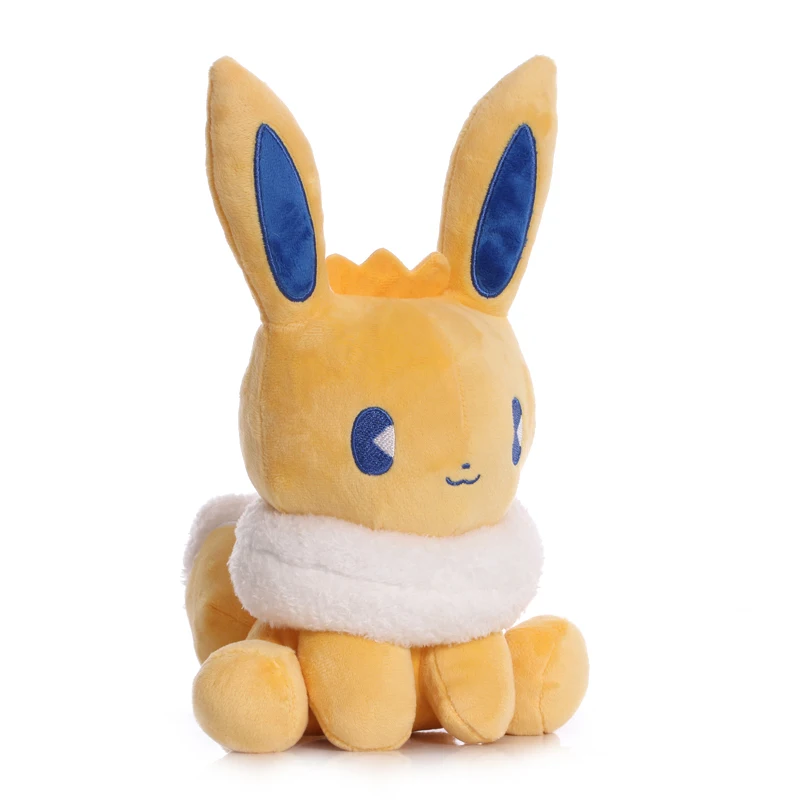 27cm TAKARA TOMY Pokemon Q Version Eevee Plush Toys Doll Eevee Plush Soft Stuffed Animals Toys for Kids Children Xmas Gifts