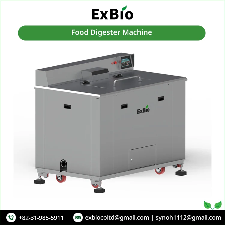 Food Waste Digester Machine Supplier Of Superlative Quality Exbio 300kg/day Capacity Food Waste Disposal Composting Machine