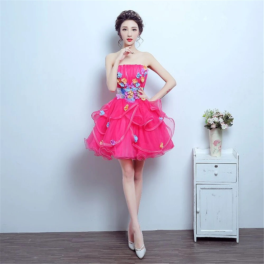 Elegant Sexy Short Homecoming Dresses 2025 Organza Mini Cocktail Birthday Prom Party Graduation Gown Hoco Dress H316