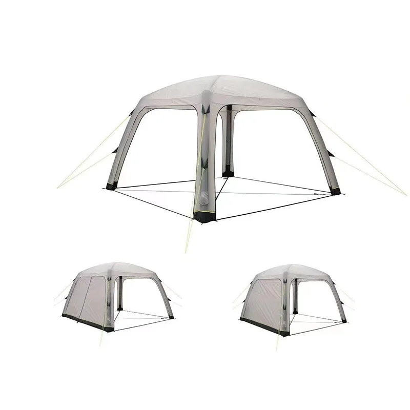 Outdoor 5-8 person sunshade and rainproof canopy, multi-functional integrated quick-opening inflatable tent