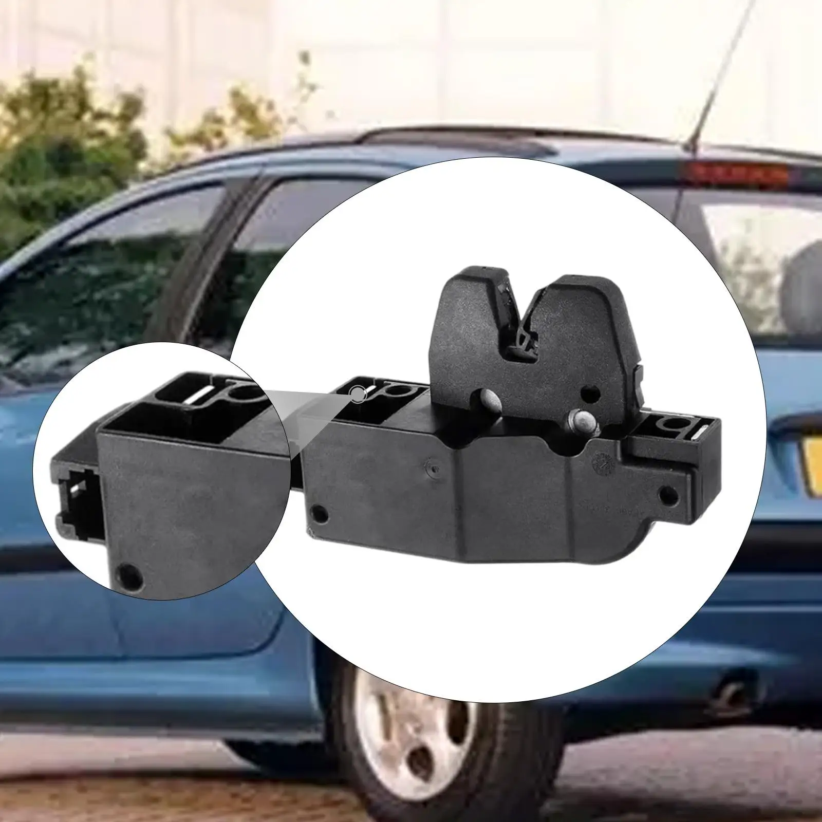 Tailgate Boot Lock Latch, Replace, Rear Trunk Locks Lid Locking Latch, Accessories for Citroen C5 MK1