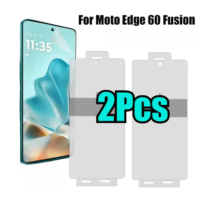 2PCS Full Cover HD Hydrogel Film for Motorola Edge 60 50 40 30 Fusion Pro Water Gel Protective Film for Motorola Edge 50 40 Neo