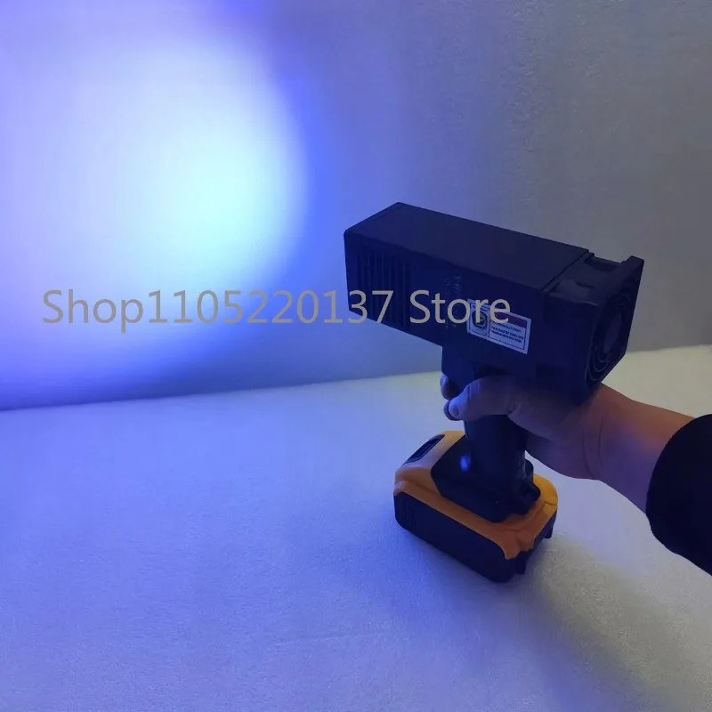 Portable Recharged Uv Lamp Automotive Sheet Metal Wireless Curing Lamp Paint Spraying Car Paint Flaw Detection LEDUV Curing Lamp