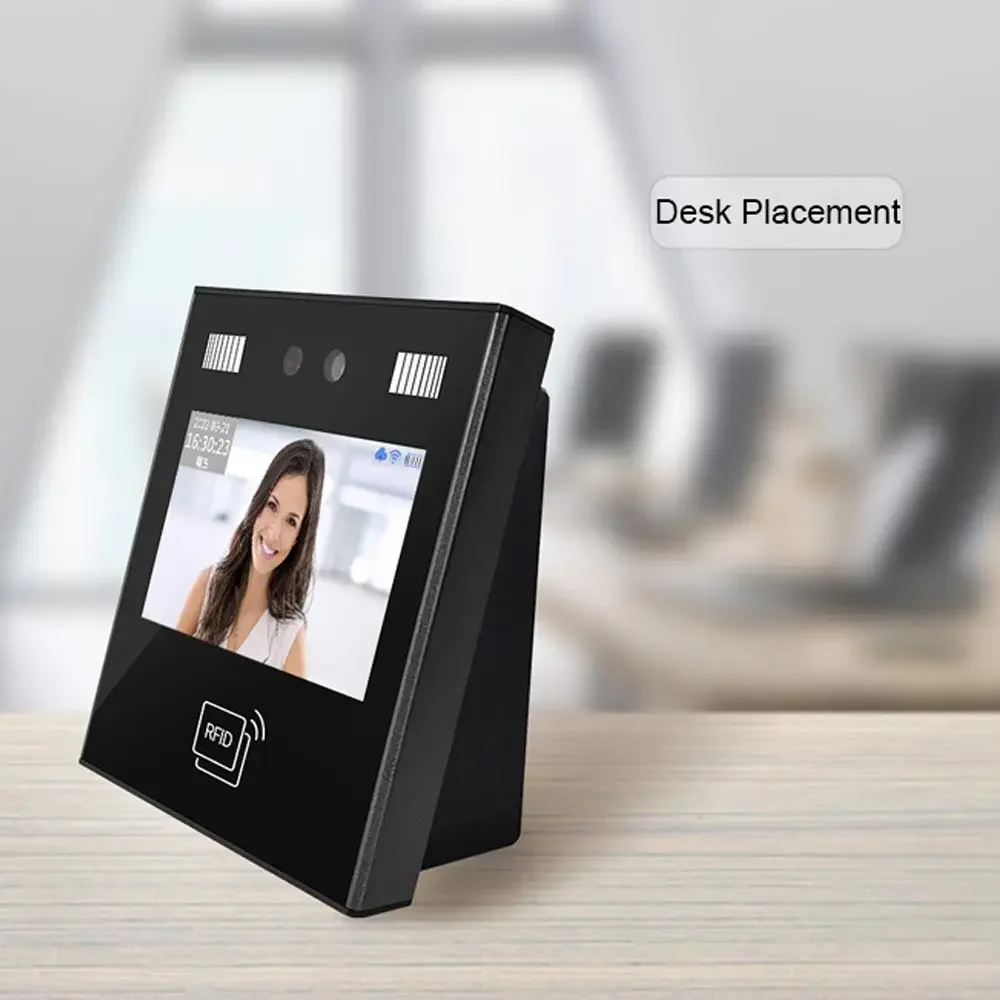 

Online Cloud Software RFID Card AI Facial Recognition Employee Time Attendance Machine With Free SDK